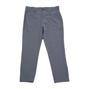 Mizzen+Main Helmsman performance 5-pocket athletic tapered pants 32x30 gray
